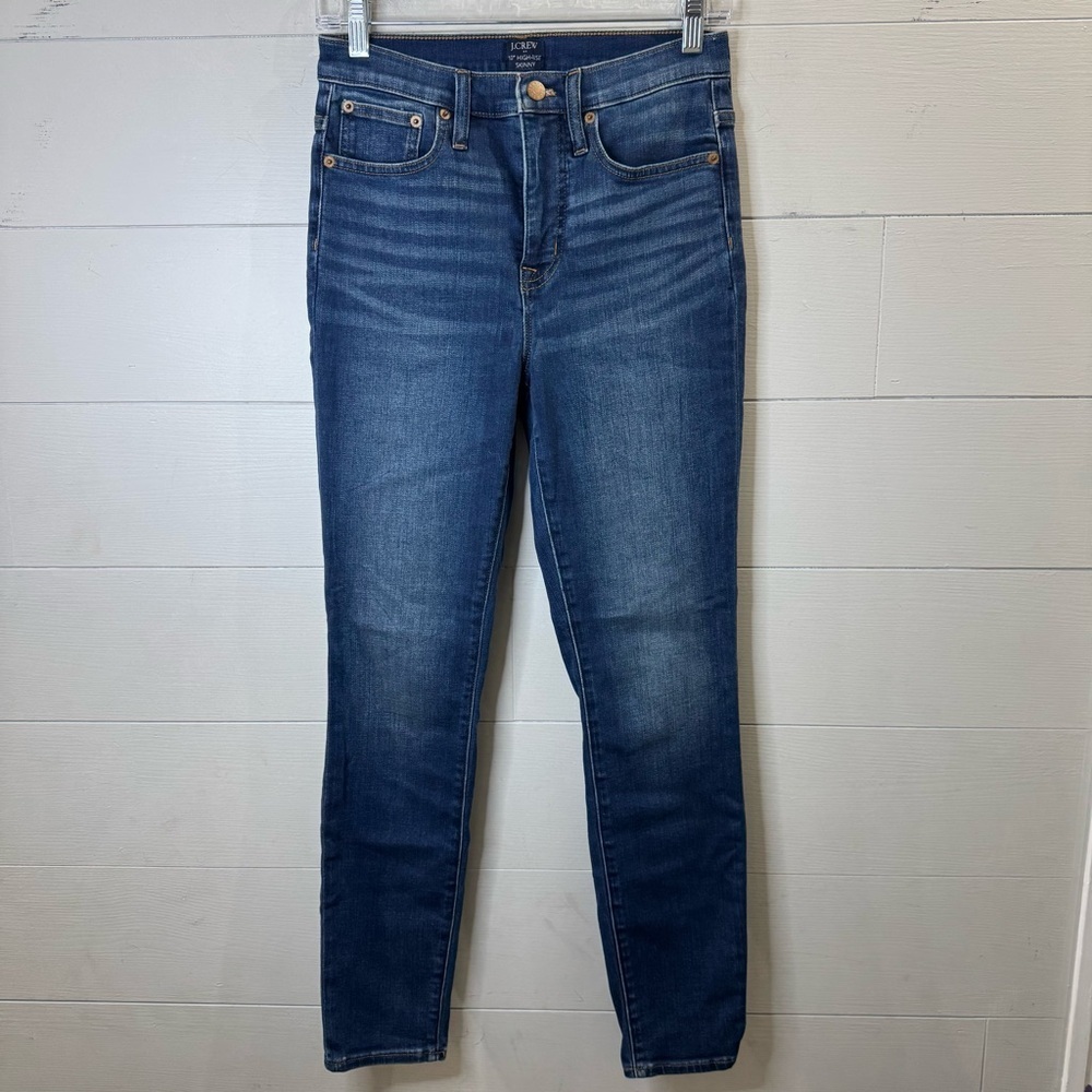 J. Crew Women's 10" High Rise Skinny Jeans Size 26